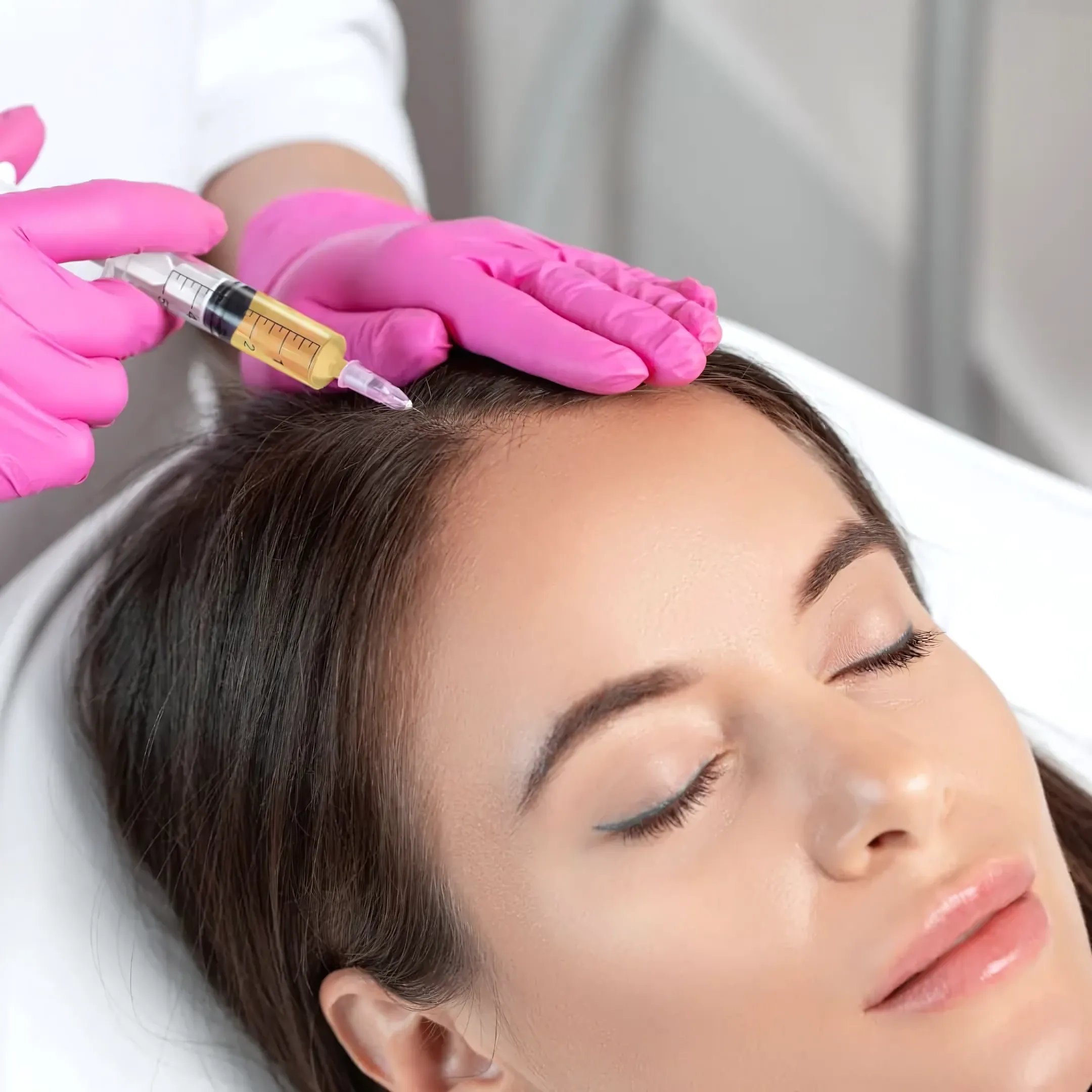 Tratament PRP autolog la scalp, clinica CryoMedica Cluj.